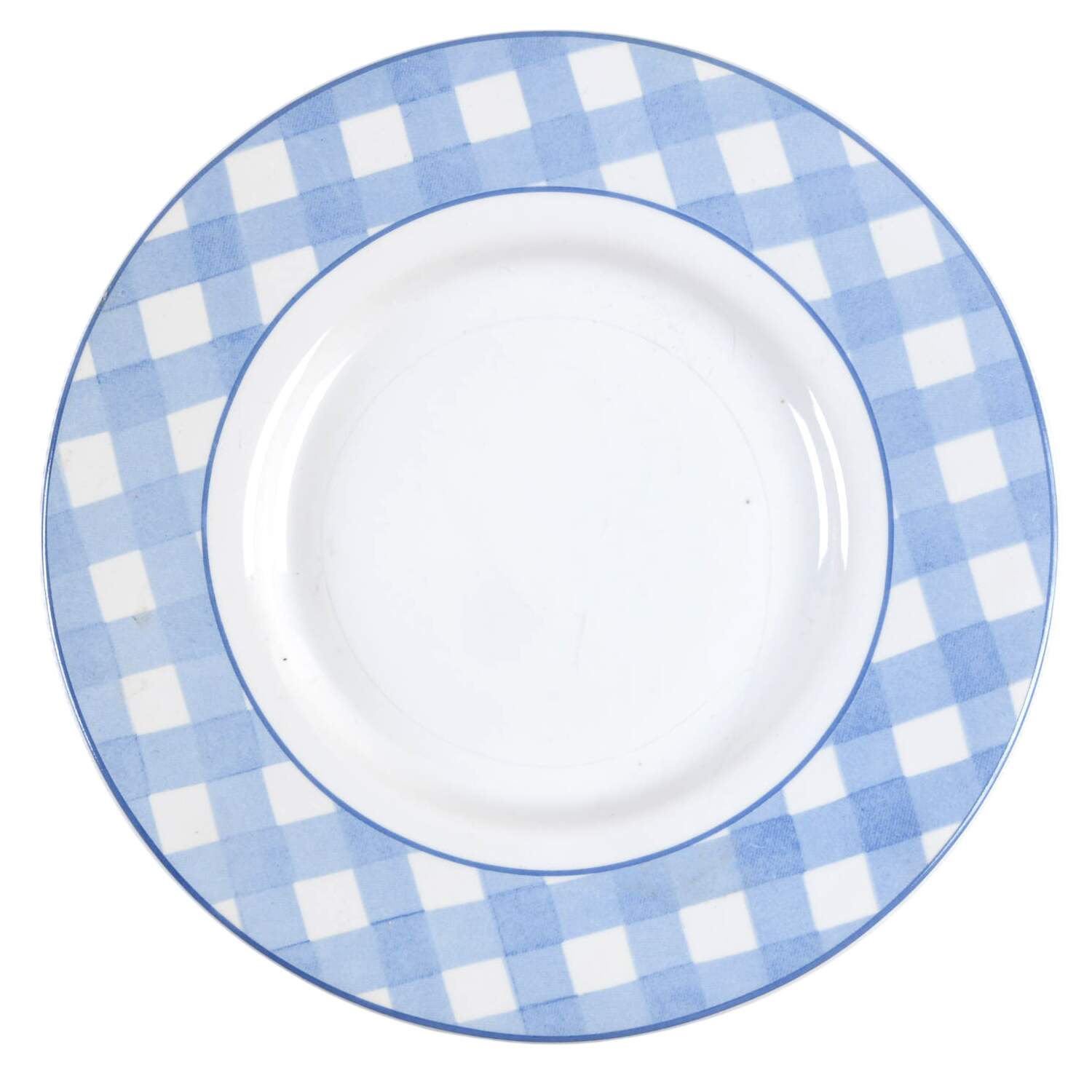 Gingham Fruit Saucer by Signature-1