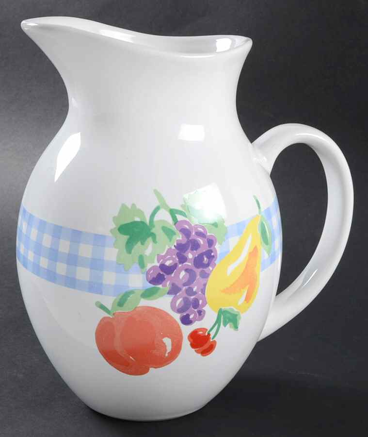 Gingham Fruit 80 Oz Pitcher by Signature-1