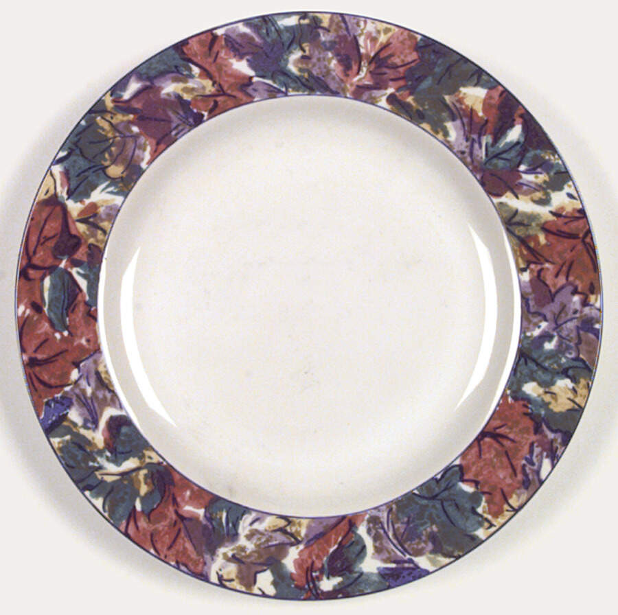 Gold Leaf Salad Plate by Signature-1