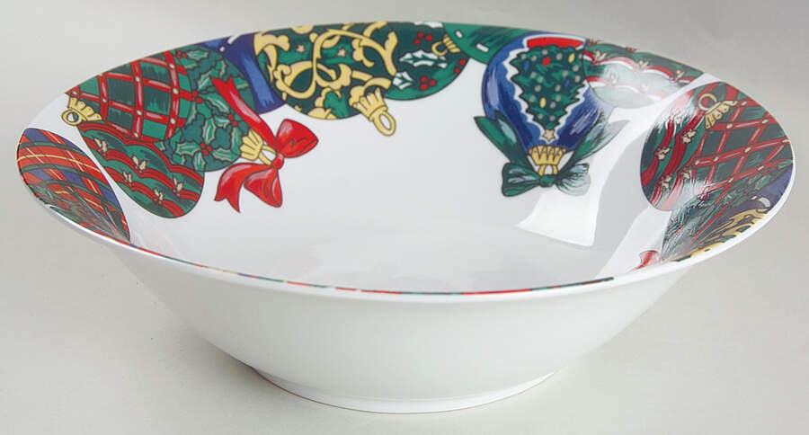 Holiday Elegance 9" Round Vegetable Bowl by Signature-1