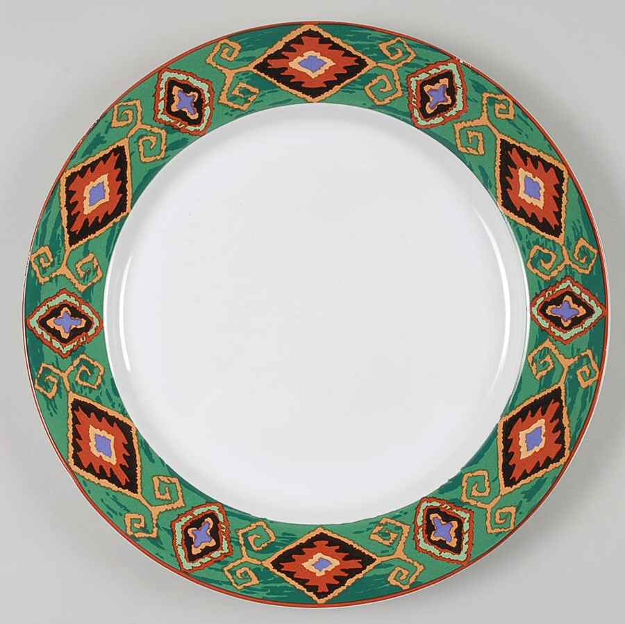 Kashmir Green Dinner Plate by Signature-1