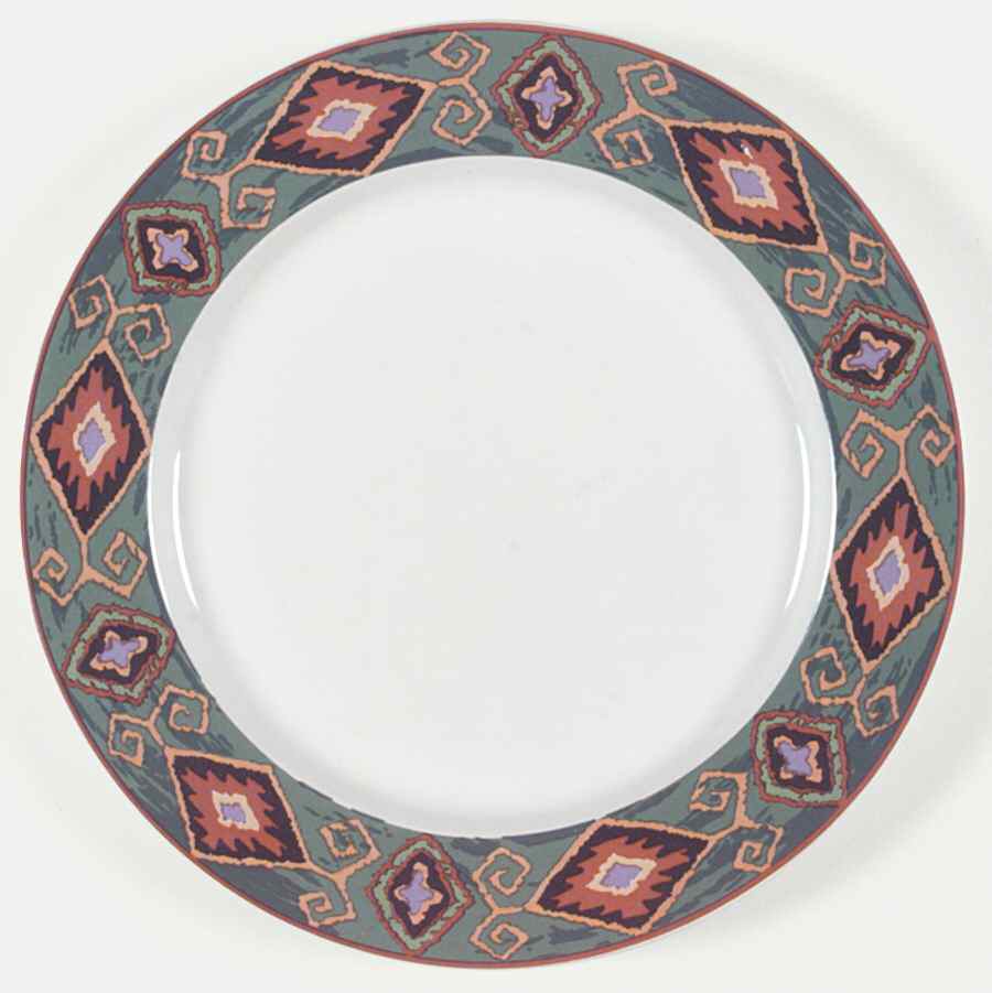 Kashmir Green Dinner Plate by Signature-1