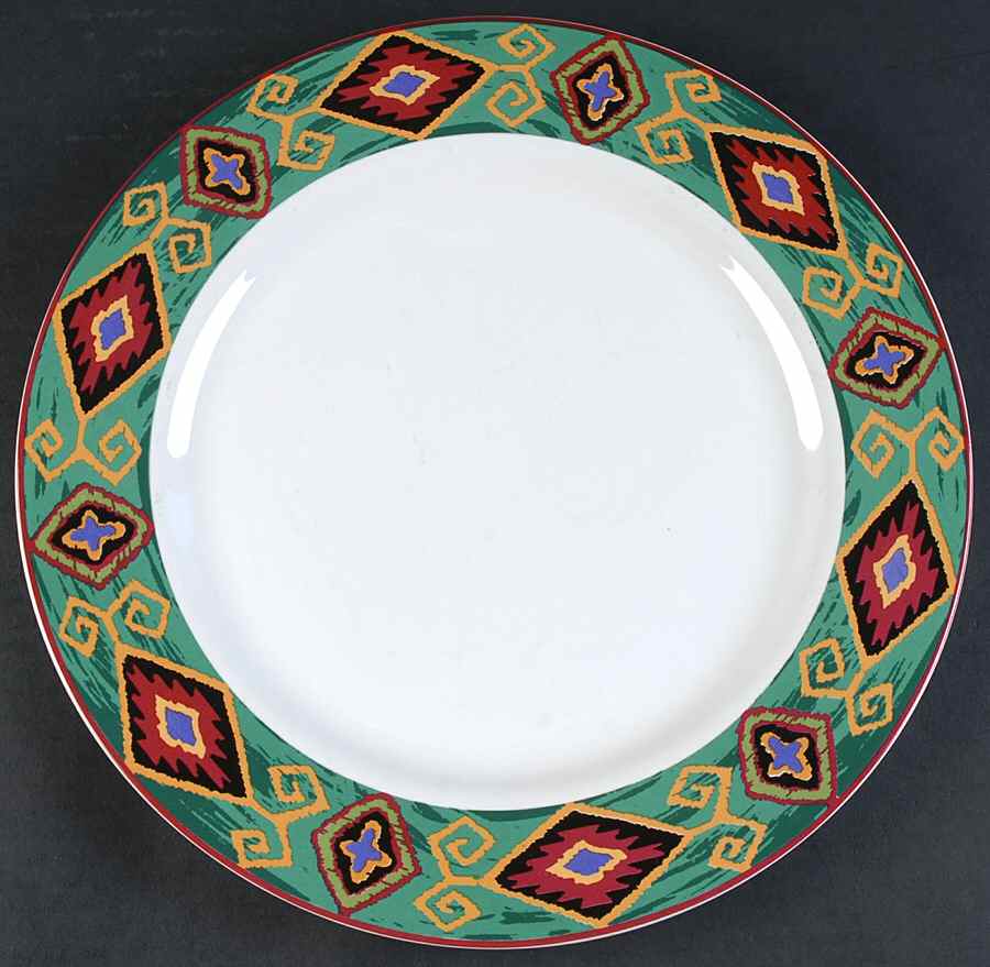 Kashmir Green 12" Chop Plate (Round Platter) by Signature-1