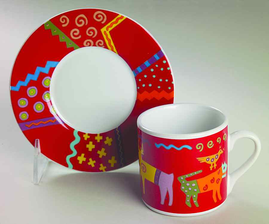 Kiva Flat Demitasse Cup & Saucer Set by Signature-1