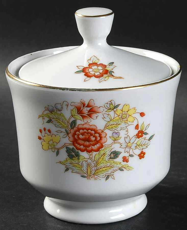 Oriental Garden Sugar Bowl & Lid by Signature-1