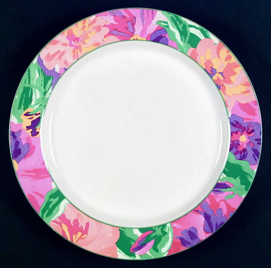 Pansy Garden Dinner Plate by Signature-1