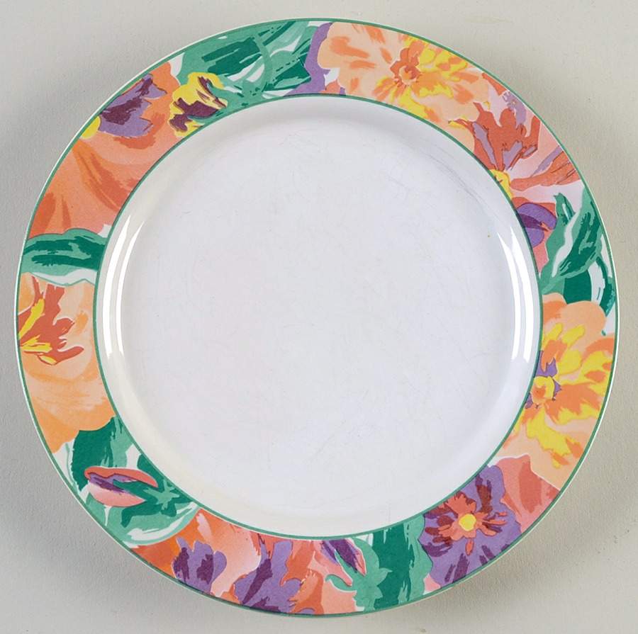 Pansy Garden Salad Plate by Signature-1