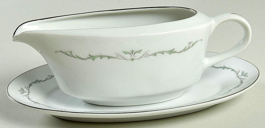 Petite Bouquet Gravy Boat & Underplate/Relish by Signature-1