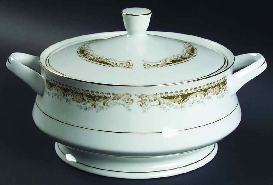 Queen Anne Round Covered Vegetable by Signature-1