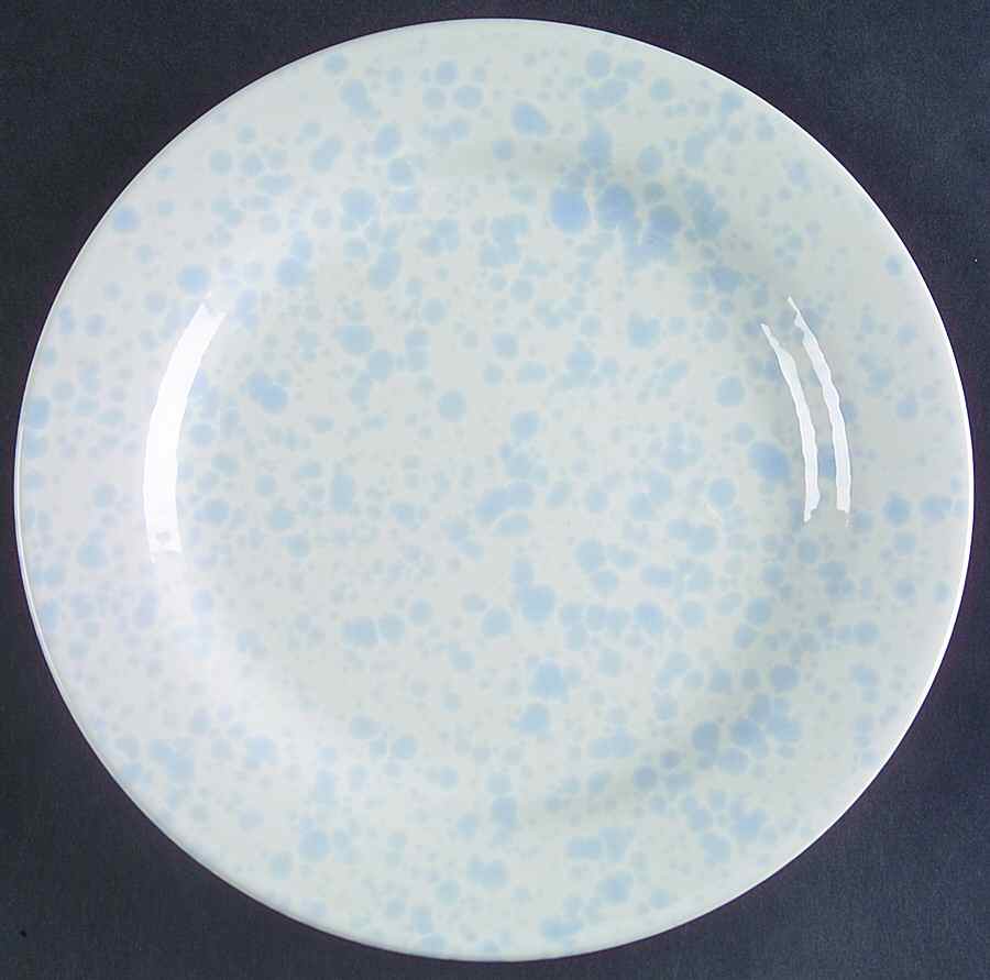 Raindrops Blue Salad Plate by Signature-1