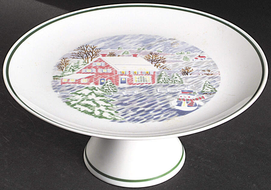 SIG3 10" Diameter Pedestal Cake Stand by Signature-1