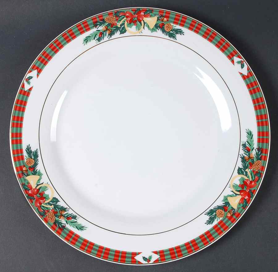 Tartan Christmas 12" Chop Plate (Round Platter) by Signature-1