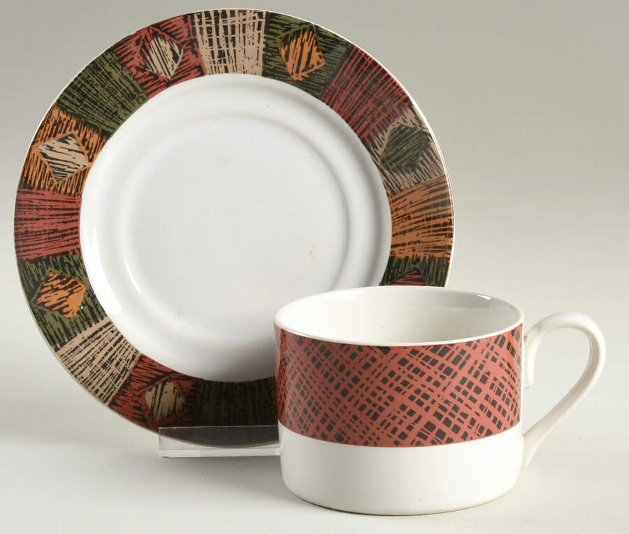 Tahiti Flat Cup & Saucer Set by Signature-1