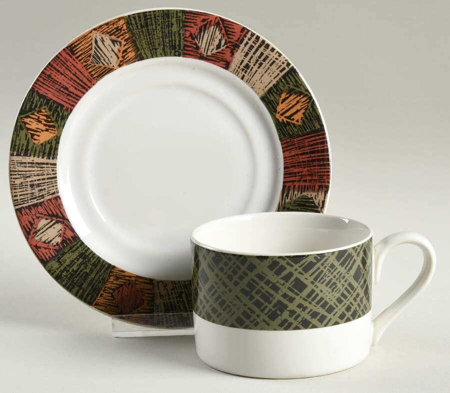Tahiti Flat Cup & Saucer Set by Signature-1