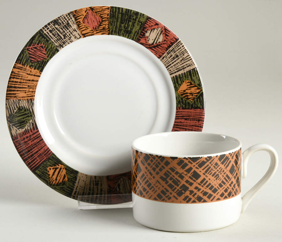 Tahiti Flat Cup & Saucer Set by Signature-1
