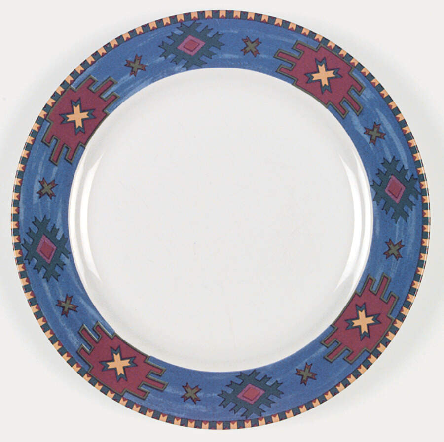 Taos Cobalt Dinner Plate by Signature-1