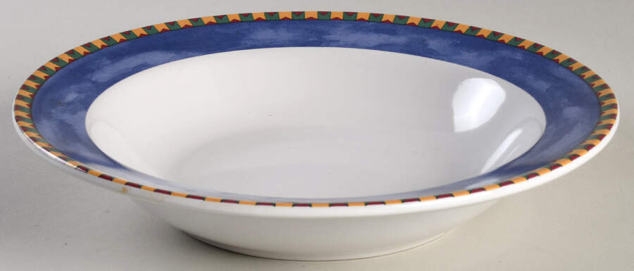 Taos Cobalt Rim Soup Bowl by Signature-1