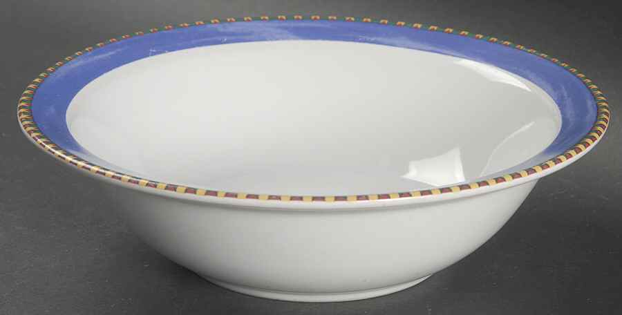 Taos Cobalt Rim Cereal Bowl by Signature-1