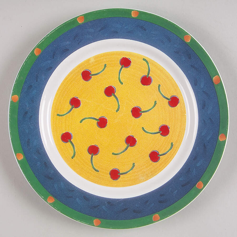 Tuscan Cherries Salad Plate by Signature-1