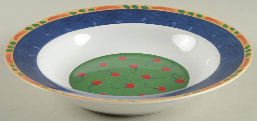 Tuscan Cherries Rim Soup Bowl by Signature-1