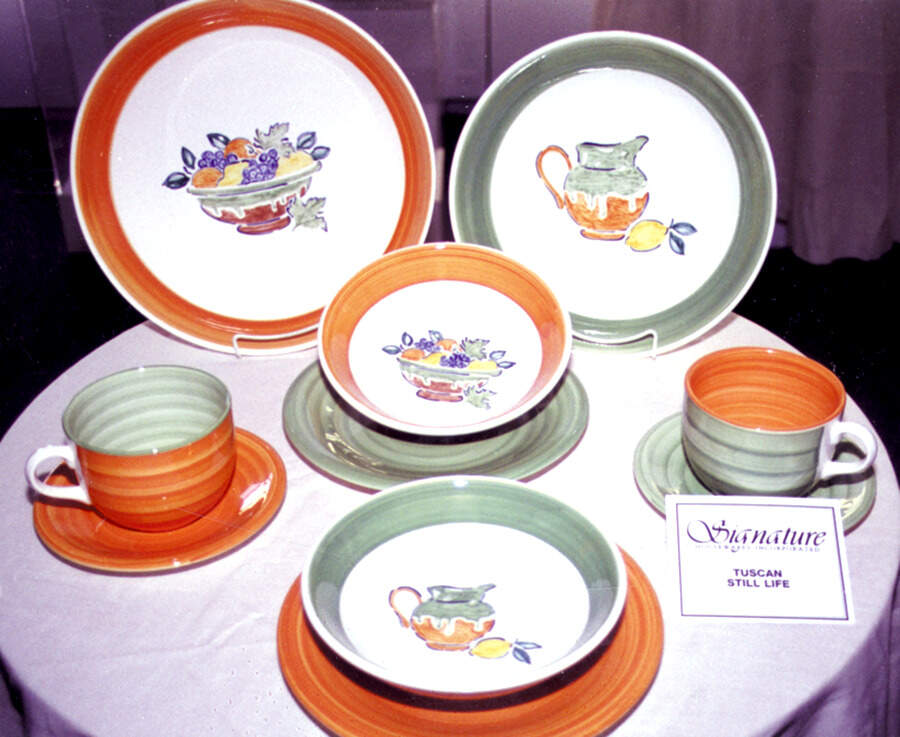 Tuscan Still Life Dinner Plate by Signature-1