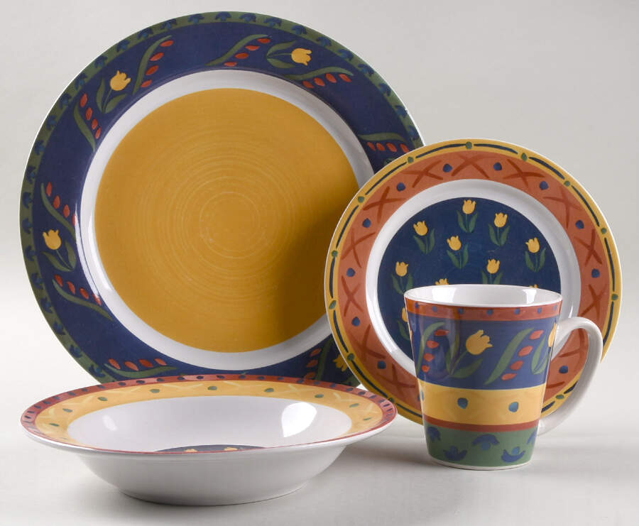 Tuscan Tulip 4 Piece Place Setting by Signature-1