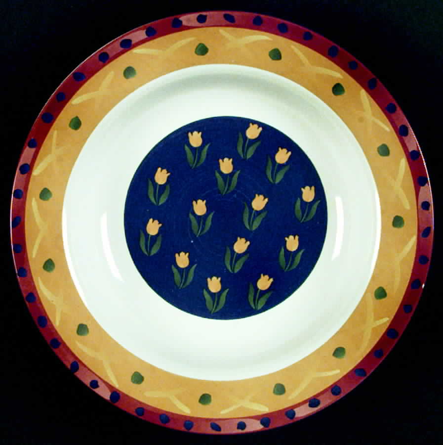 Tuscan Tulip Rim Soup Bowl by Signature-1