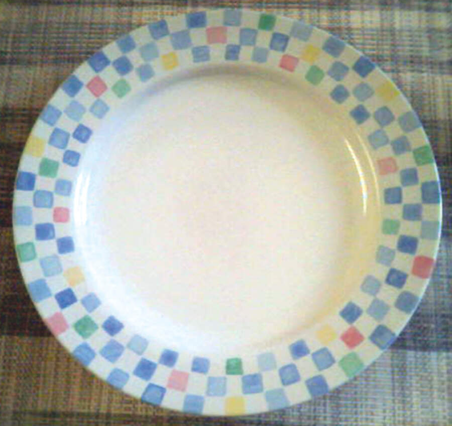 Watercolors Dinner Plate by Signature-1