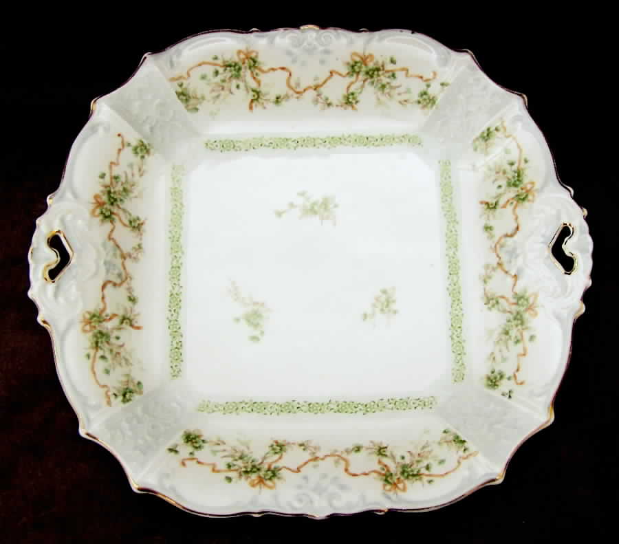 OHM176 Square Handled Cake Plate by Hermann Ohme-1