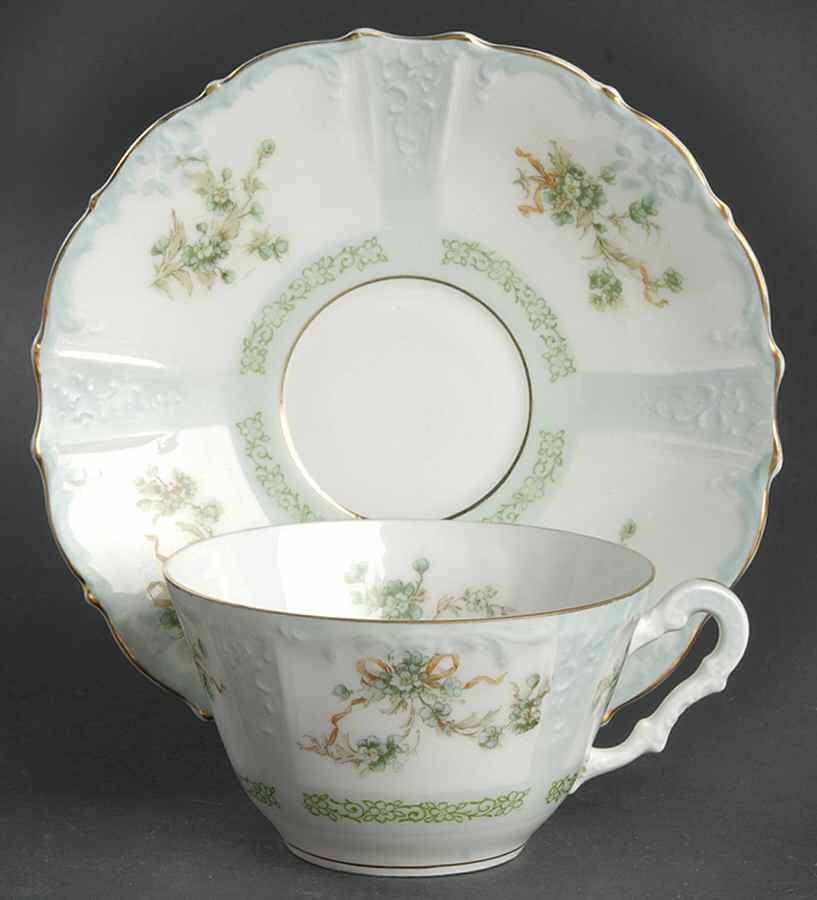 OHM176 Flat Cup & Saucer Set by Hermann Ohme-1