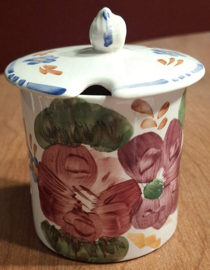 Belle Fiore Mustard Jar & Lid by Simpsons-1