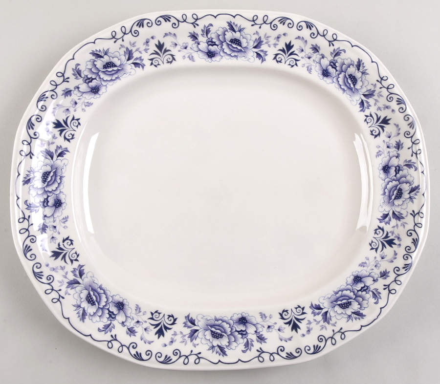 Clinton Inn 12" Oval Serving Platter by Simpsons-1