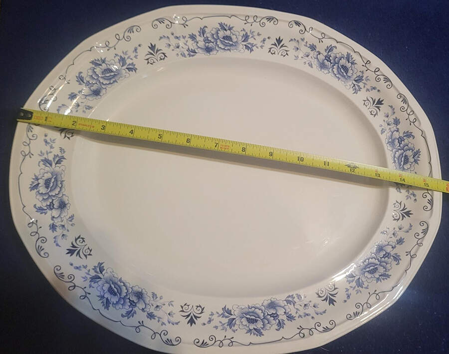 Clinton Inn 15" Oval Serving Platter by Simpsons-1
