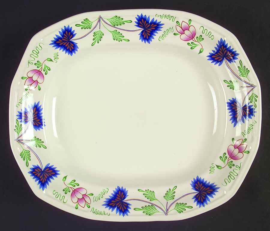 Greenfield Village 13" Oval Serving Platter by Simpsons-1