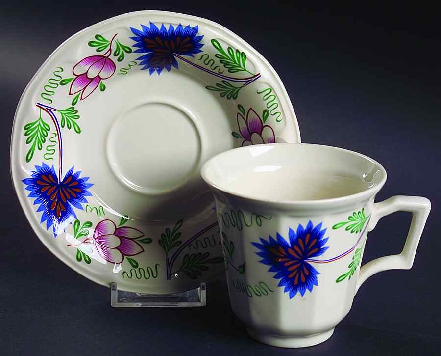 Greenfield Village Footed Cup & Saucer Set by Simpsons-1