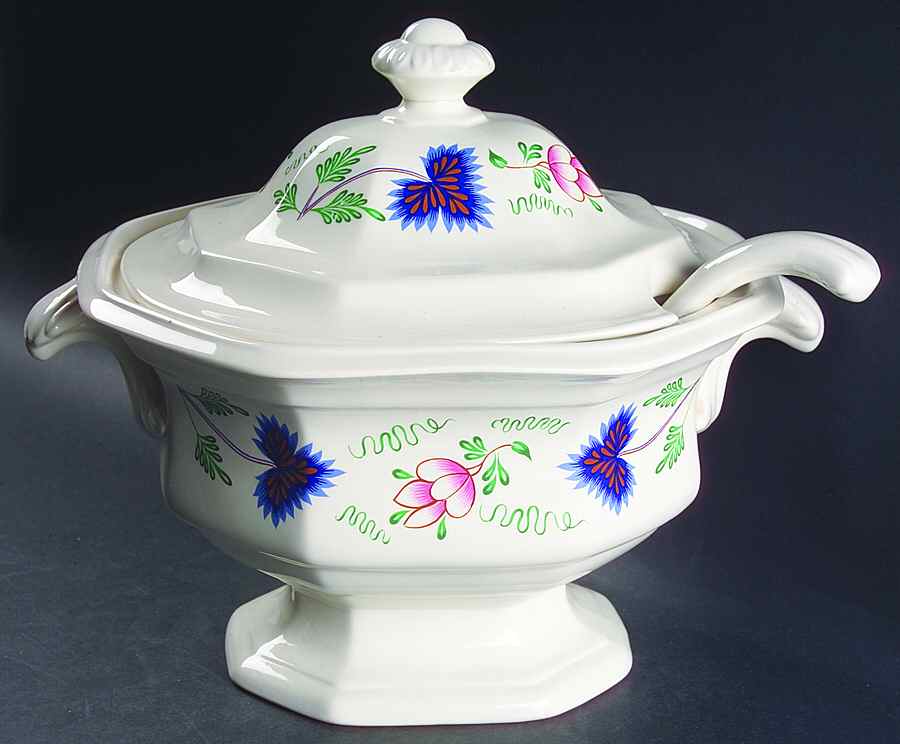Greenfield Village Tureen & Lid w/Ladle by Simpsons-1