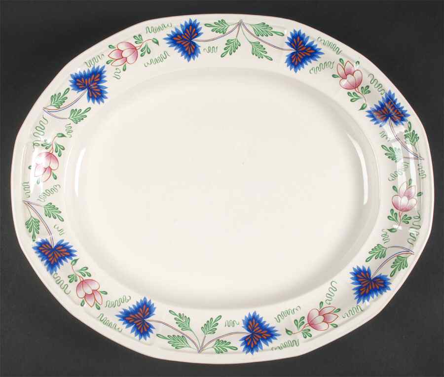 Greenfield Village 15" Oval Serving Platter by Simpsons-1