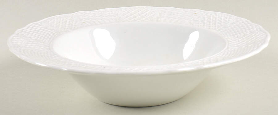 Marlborough (Embossed Wicker Lattice Rim) Rim Cereal Bowl by Simpsons-1