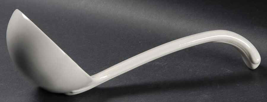 Museum White Tureen Ladle by Simpsons-1