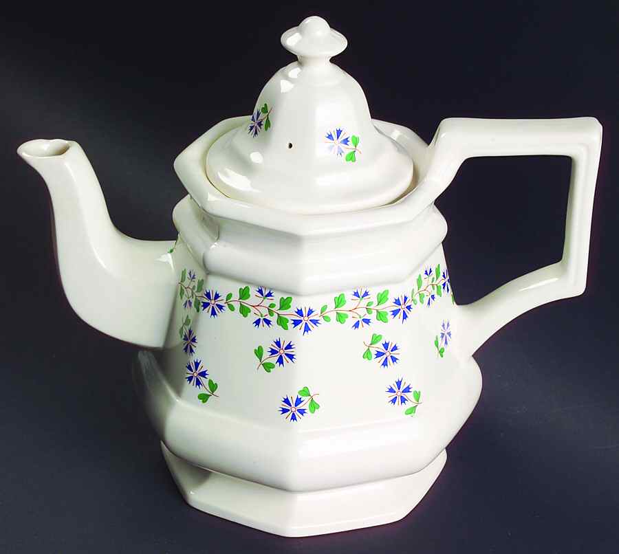 Periwinkle Teapot & Lid by Simpsons-1