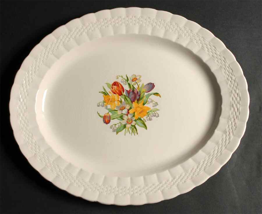 Providence 16" Oval Serving Platter by Simpsons-1