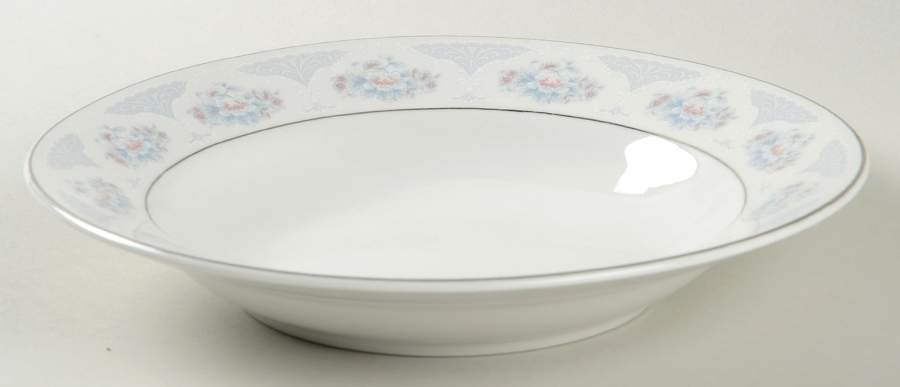 Sapphire Rim Soup Bowl by Silverie-1