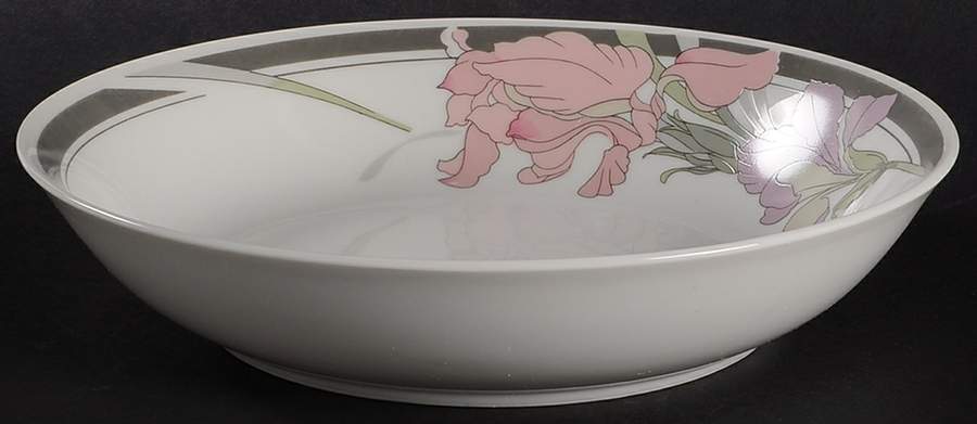 Sweet Iris Coupe Soup Bowl by Silverie-1