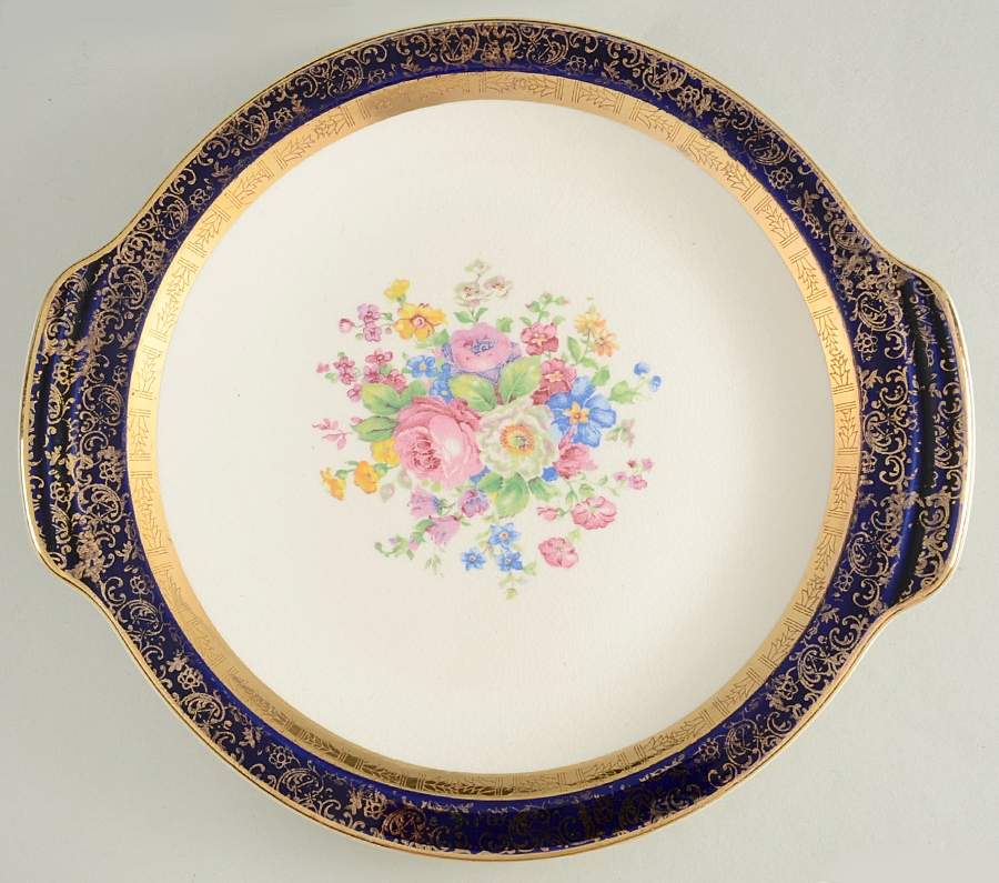 Aristocrat Cobalt Blue (Floral Center) Relish by Salem-1