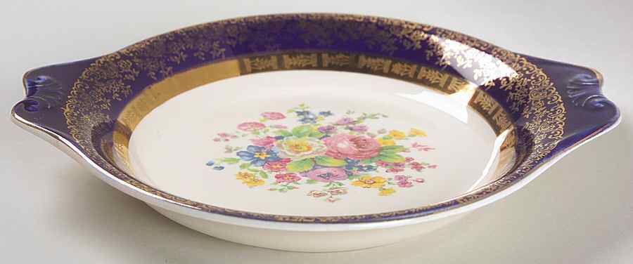 Aristocrat Cobalt Blue (Floral Center) Relish by Salem-1