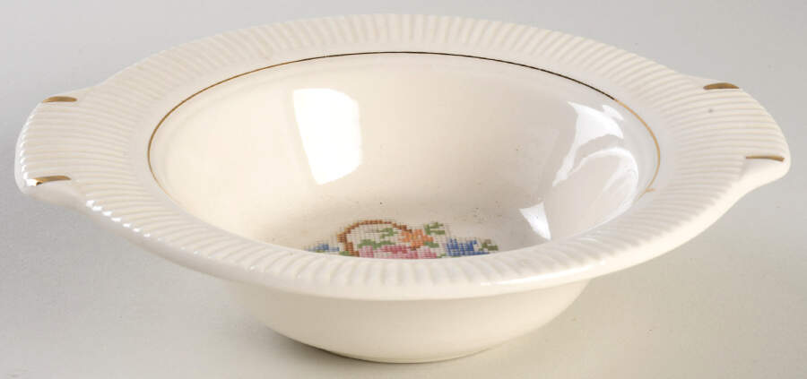 Basket Pp (Gold Inner Ring) Lugged Cereal Bowl by Salem-1