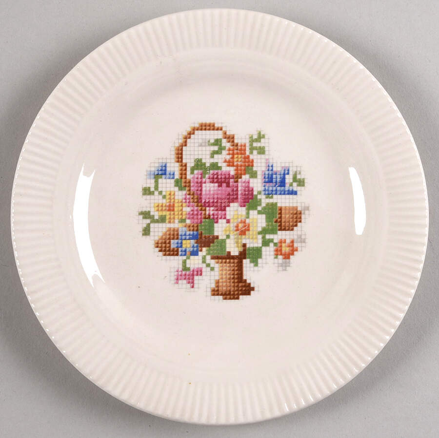 Basket Pp (No Gold) Bread & Butter Plate by Salem-1
