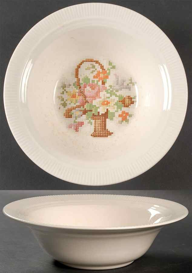 Basket Pp (No Gold) 9" Round Vegetable Bowl by Salem-1