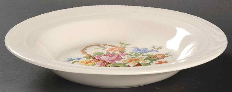 Basket Pp (No Gold) Rim Soup Bowl by Salem-1