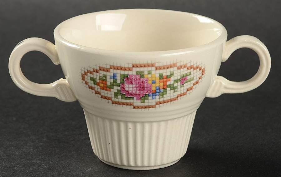 Basket Pp (No Gold) Mini Open Sugar Bowl by Salem-1
